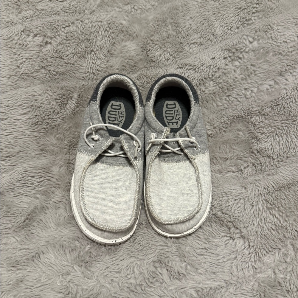 Kids Hey Dudes Size 12, grey